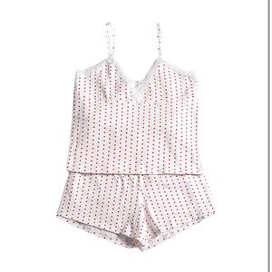 Brandy Melville/John Galt lace red heart amara tank V neck lace strap